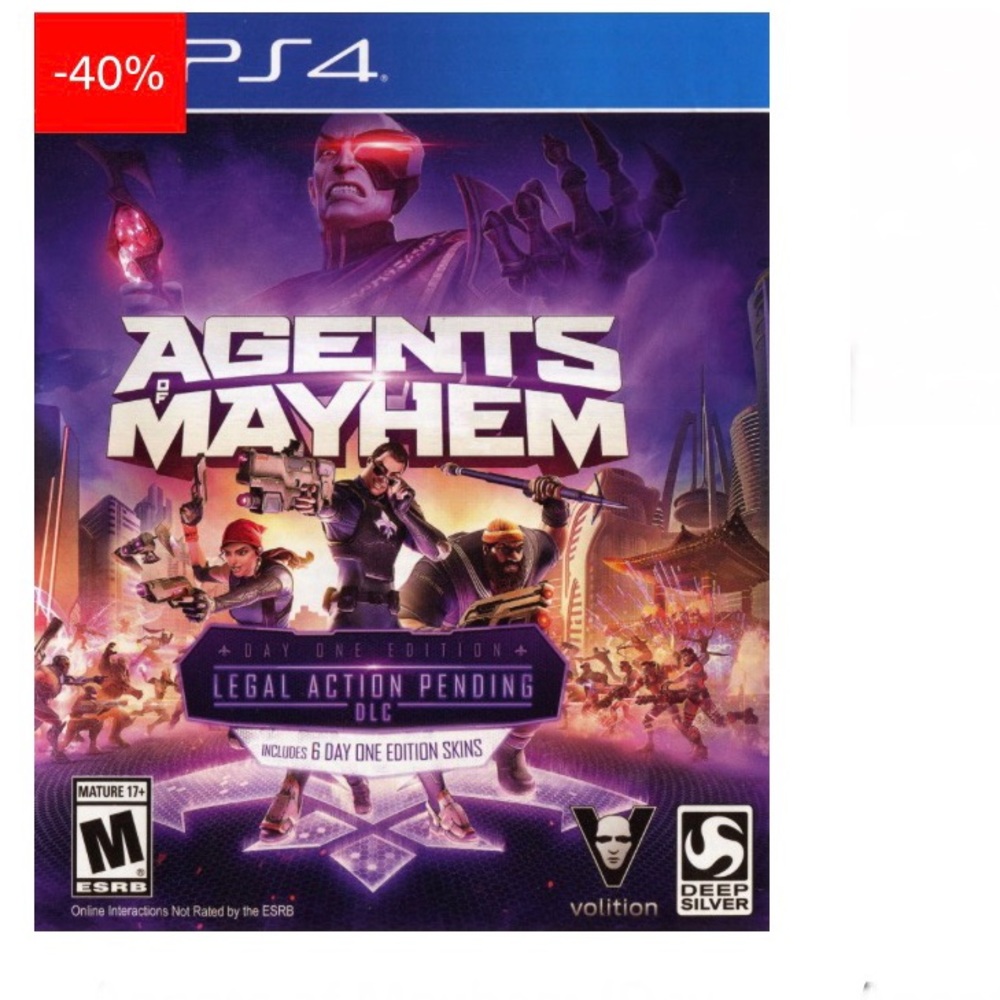 PS4 AGENTS OF MAYHEM (US). PlayStation 4